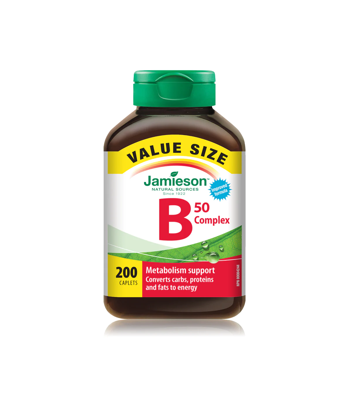 Jamieson B-Complex 50 mg VALUE SIZE 200 Caplets | 每天不同折扣, 全网最低价格 | 种类齐全的保健品店铺 VITASHOP, 只有你想不到, 没有你买不到 !