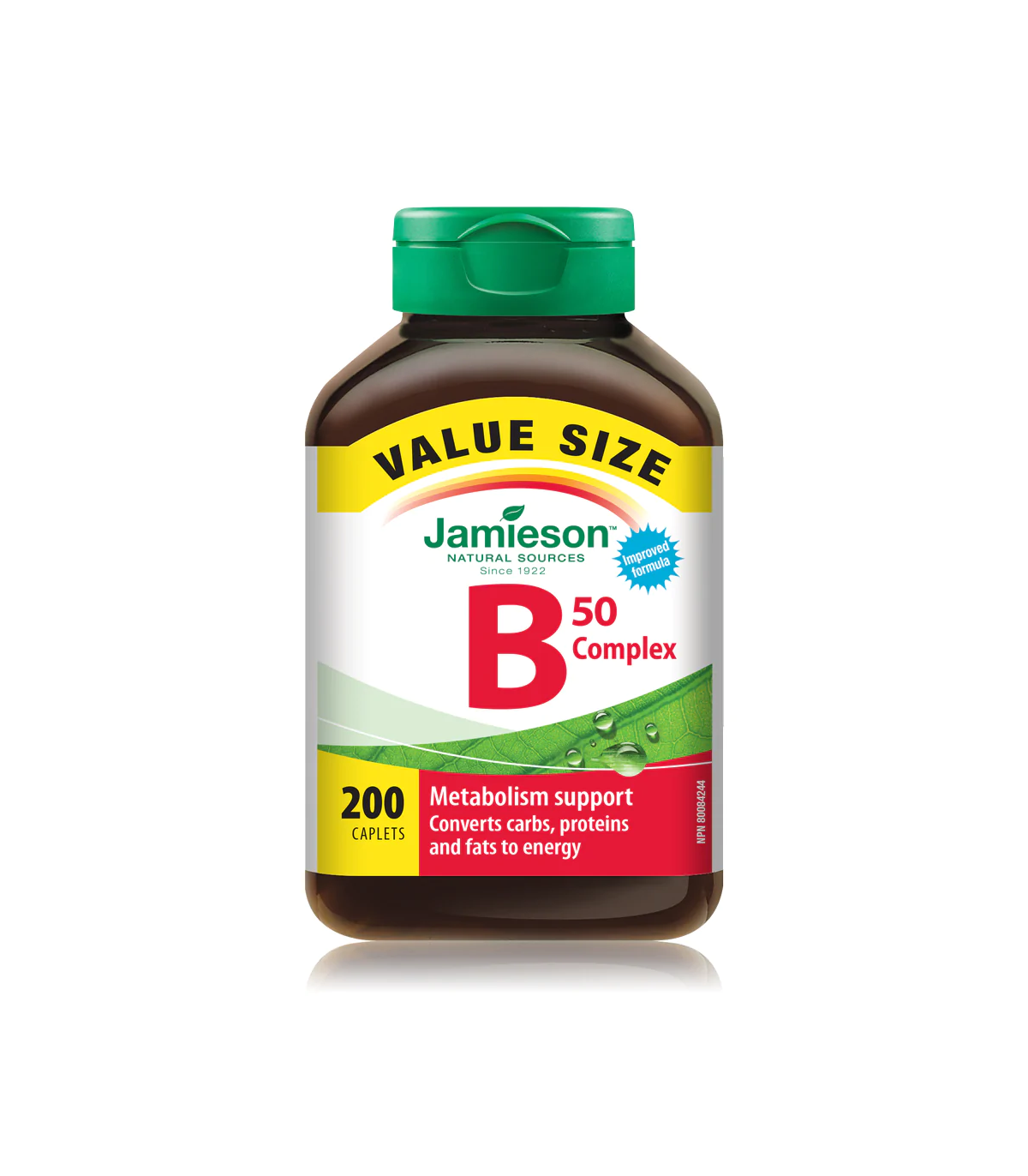 Jamieson B-Complex 50 mg VALUE SIZE 200 Caplets | 每天不同折扣, 全网最低价格 | 种类齐全的保健品店铺 VITASHOP, 只有你想不到, 没有你买不到 !