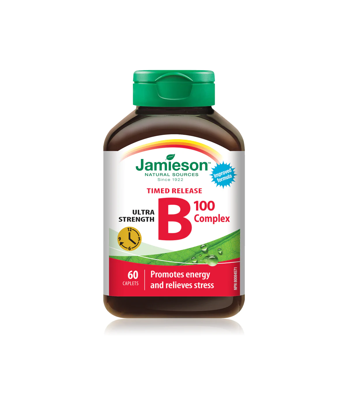 Jamieson B-Complex 100 mg Timed Release 60 Caplets | Unbeatable Prices, Daily Deals | VITASHOP