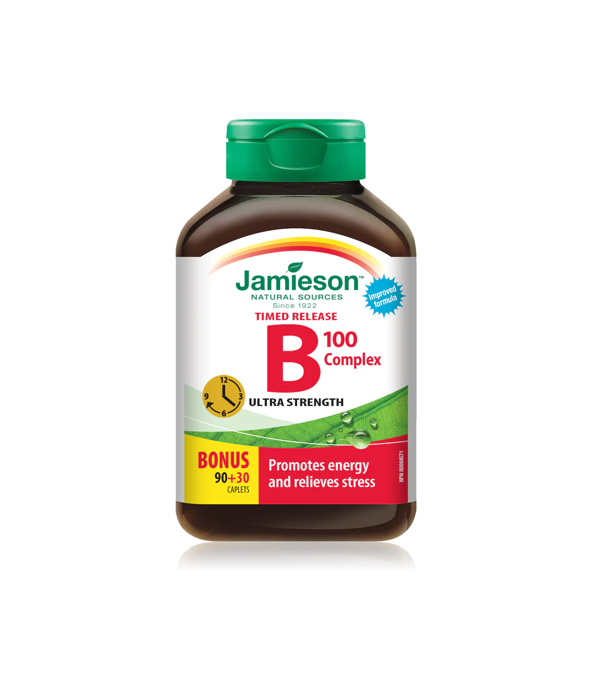 Jamieson B-Complex 100 mg Time Release 90+30 Free Caplets | 每天不同折扣, 全网最低价格 | 种类齐全的保健品店铺 VITASHOP, 只有你想不到, 没有你买不到 !
