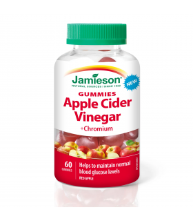 Jamieson Apple Cider Vinegar + Chromium 60 Gummies | Unbeatable Prices, Daily Deals | VITASHOP