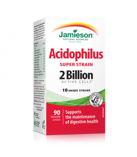 Jamieson Acidophilus Super Strain 90 Capsules | 每天不同折扣, 全网最低价格 | 种类齐全的保健品店铺 VITASHOP, 只有你想不到, 没有你买不到 !