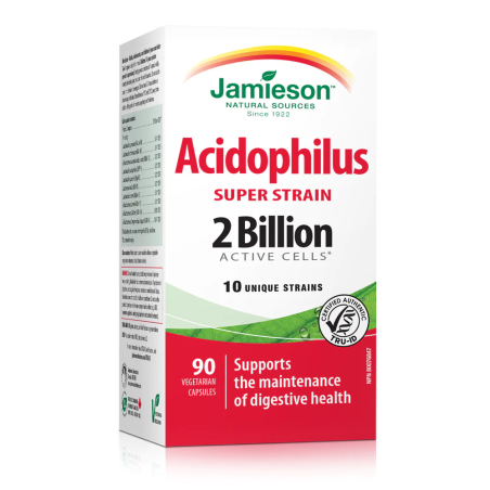 Jamieson Acidophilus Super Strain 90 Capsules | Unbeatable Prices, Daily Deals | VITASHOP