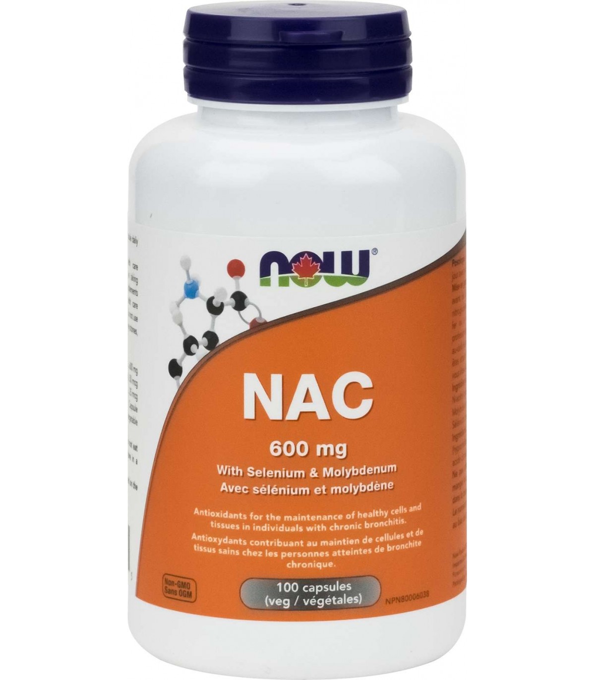 NOW Foods NAC (N-Acetyl Cysteine) 600 mg, 100 Capsules | Unbeatable Prices, Daily Deals | VITASHOP