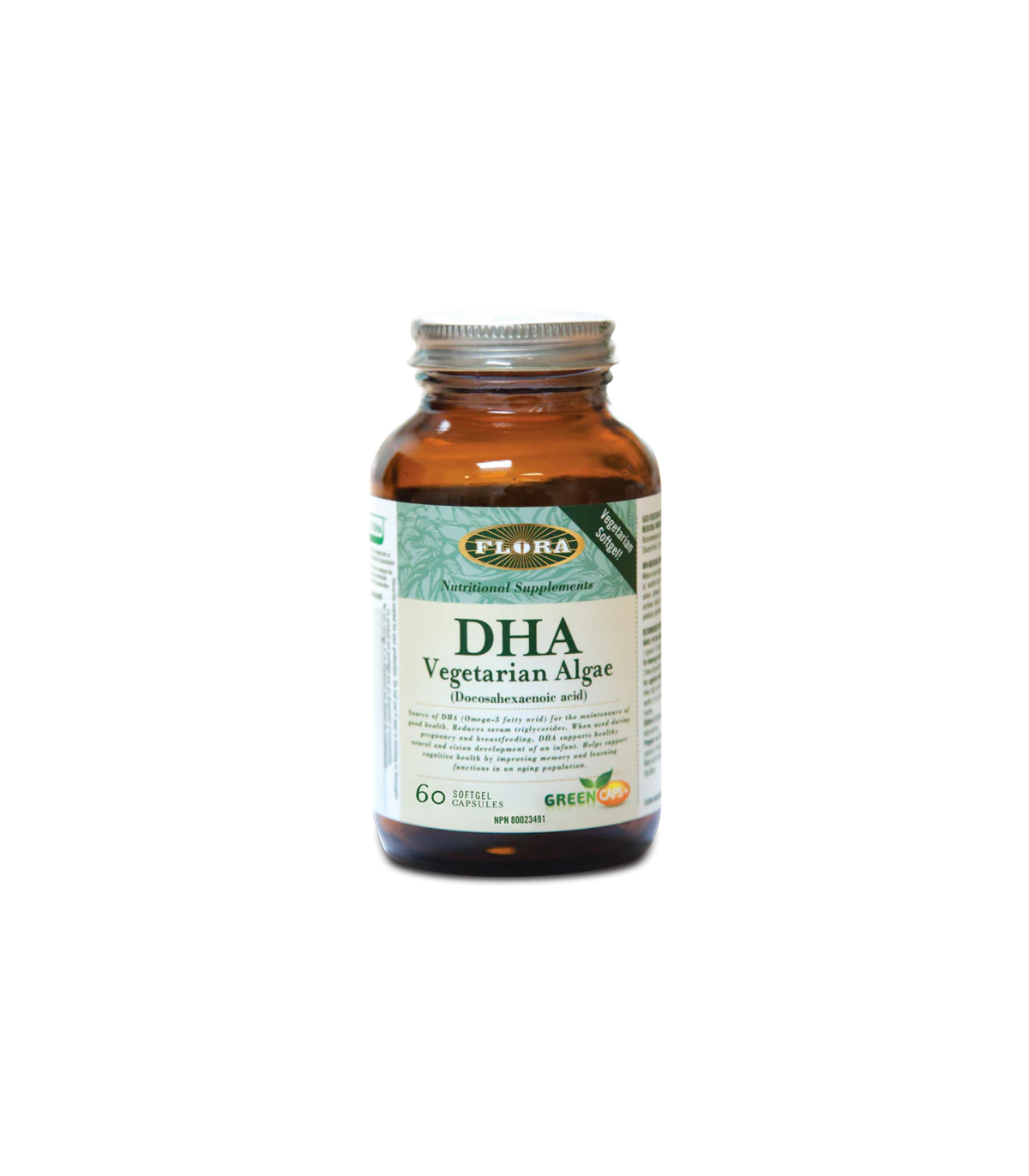 Flora DHA Vegetarian Algae 60 Capsules | Unbeatable Prices, Daily Deals | VITASHOP