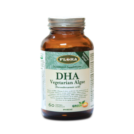 Flora DHA Vegetarian Algae 60 Capsules | Unbeatable Prices, Daily Deals | VITASHOP