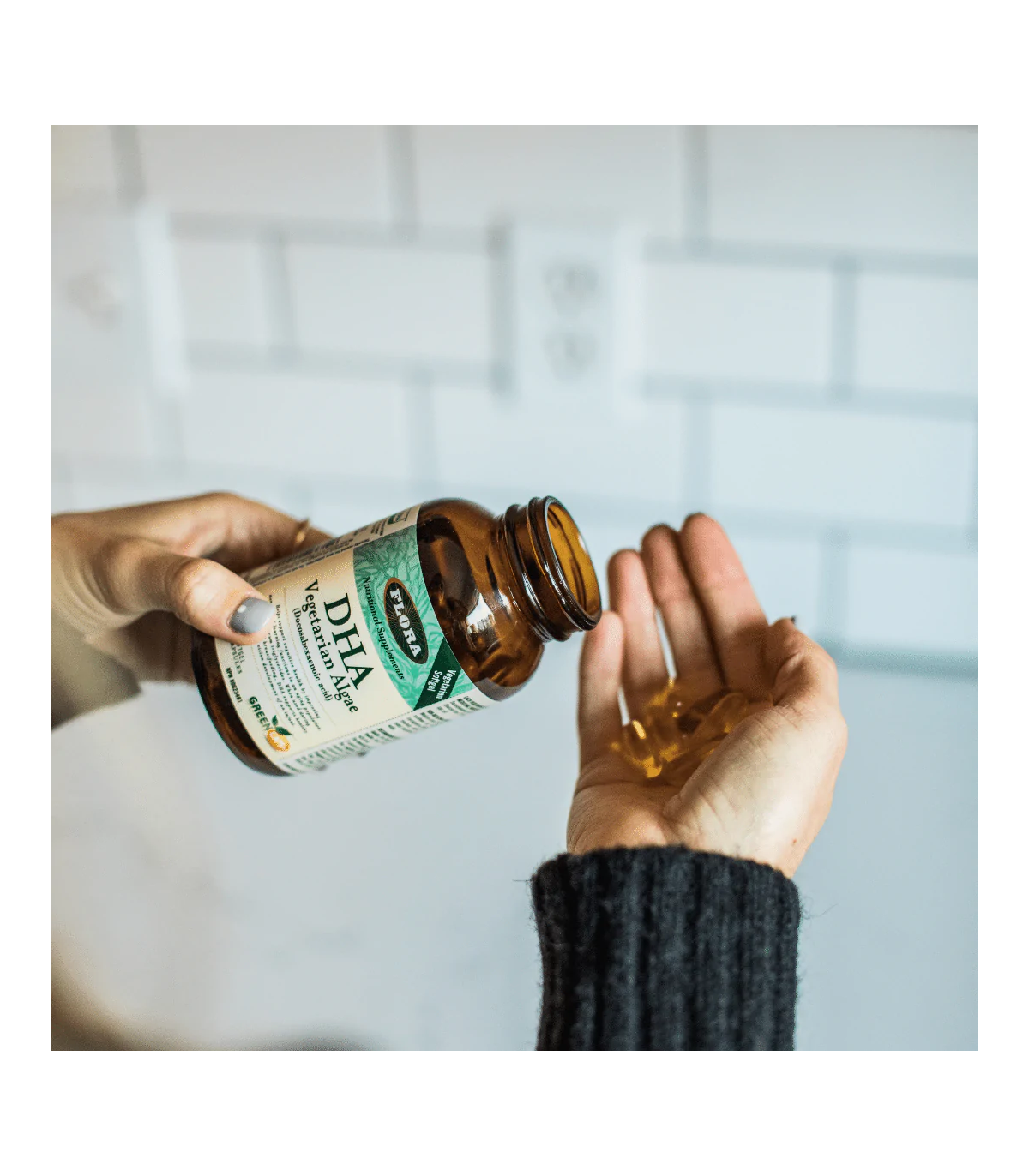 Flora DHA Vegetarian Algae 60 Capsules | Unbeatable Prices, Daily Deals | VITASHOP