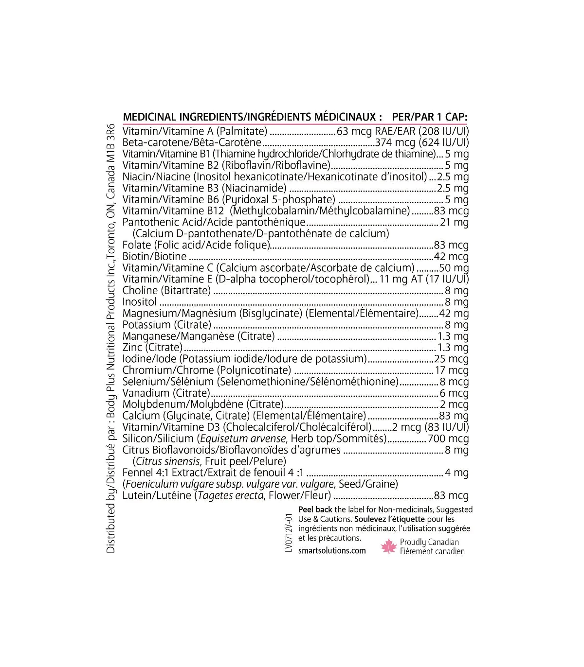 Lorna Vanderhaeghe MULTIsmart 180 Capsules | 每天不同折扣, 全网最低价格 | 种类齐全的保健品店铺 VITASHOP, 只有你想不到, 没有你买不到 !