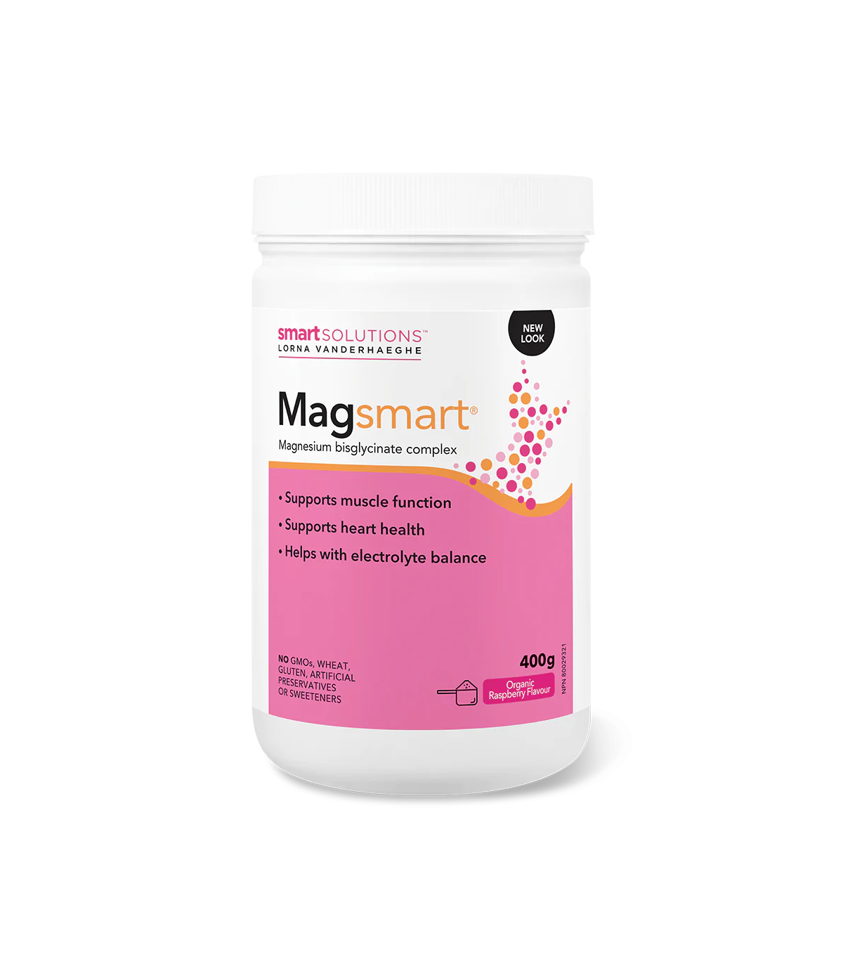 MAGsmart Powder Organice Raspberry 400 g | Safest & Easiest Shopping Vitamins Online | VITASHOP