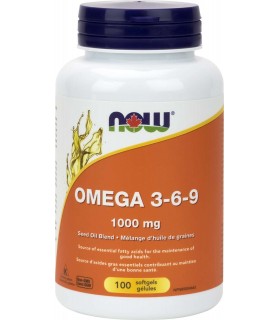 Oméga 3-6-9 1000 mg, 100 gélules | Safest & Easiest Shopping Vitamins Online | VITASHOP