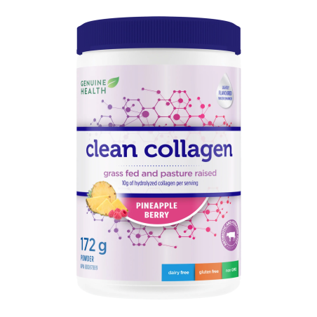 Genuine Health 제뉴인 헬스 클린 콜라겐 소 파인애플 베리 172g | 매일 업데이트되는 특가 상품 | VITASHOP