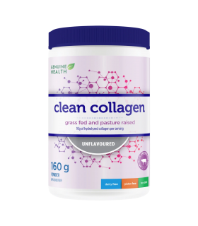 Genuine Health Clean Collagen Bovine Unflavoured 160 g | Unbeatable Prices, Daily Deals | VITASHOP