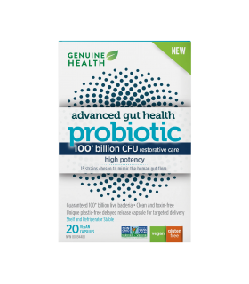 Advanced Gut Health Probiotic 100 Billion High Potency 20 Capsules | Safest & Easiest Shopping Vitamins Online | VITASHOP
