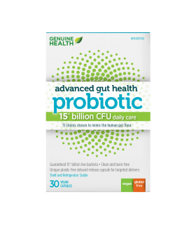 Advanced Gut Health Probiotic 15 Billion 30 Capsules | Safest & Easiest Shopping Vitamins Online | VITASHOP