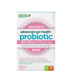 Advanced Gut Health Probiotic Womens Daily 30 Capsules | Safest & Easiest Shopping Vitamins Online | VITASHOP
