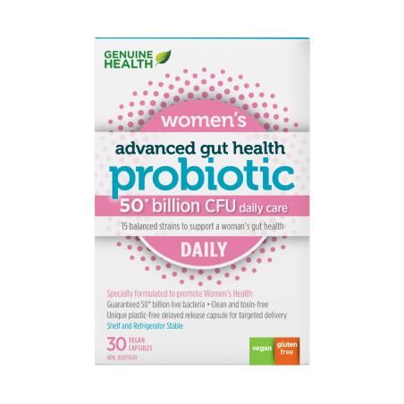 Advanced Gut Health Probiotic Womens Daily 30 Capsules | Safest & Easiest Shopping Vitamins Online | VITASHOP