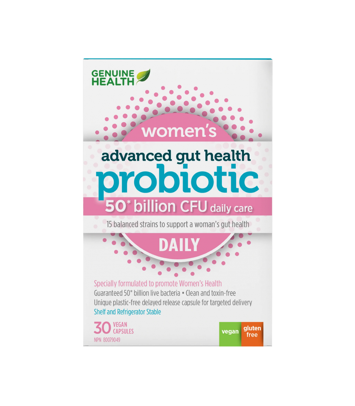 Advanced Gut Health Probiotic Womens Daily 30 Capsules | Safest & Easiest Shopping Vitamins Online | VITASHOP