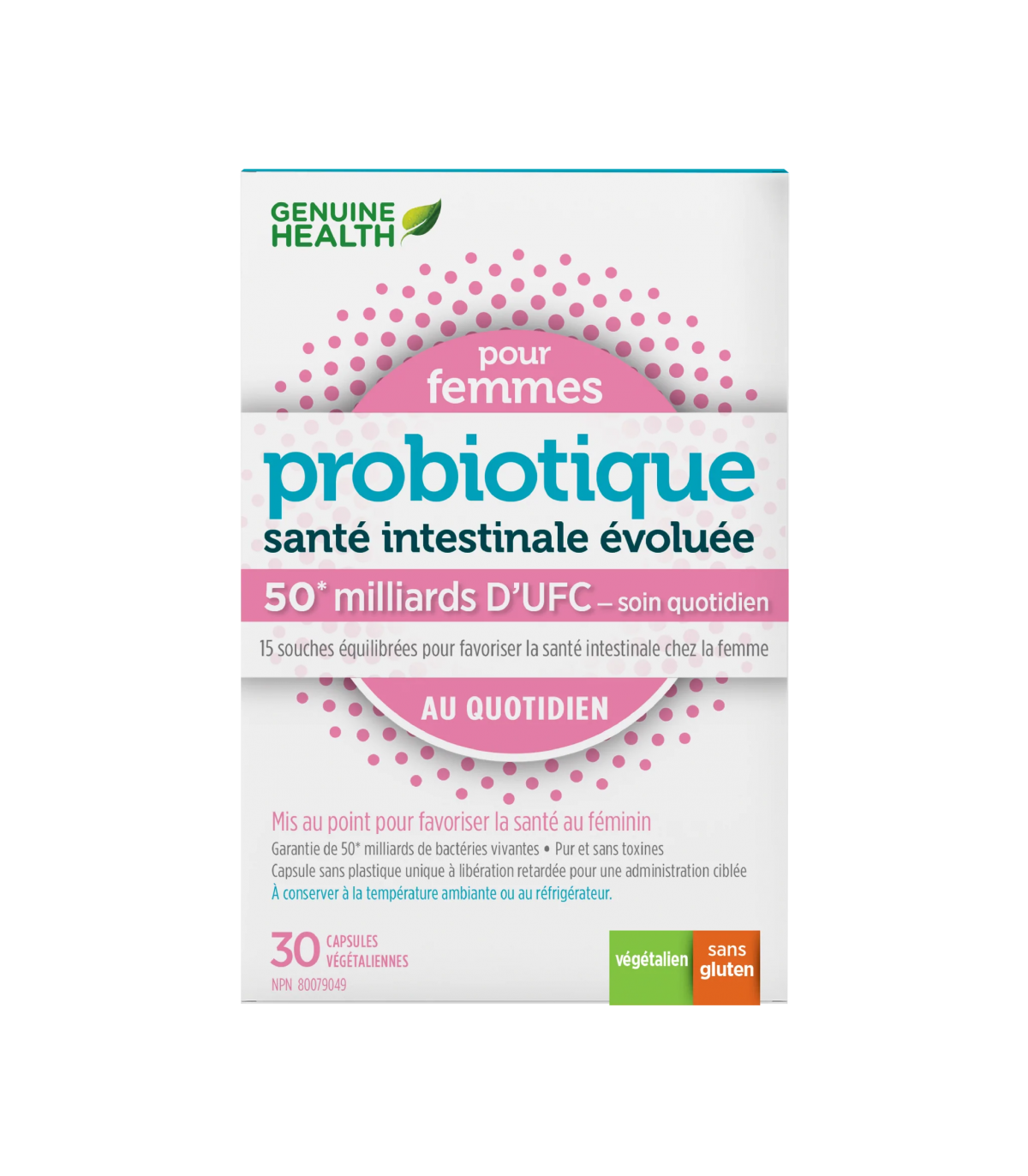 Advanced Gut Health Probiotic Womens Daily 30 Capsules | Safest & Easiest Shopping Vitamins Online | VITASHOP