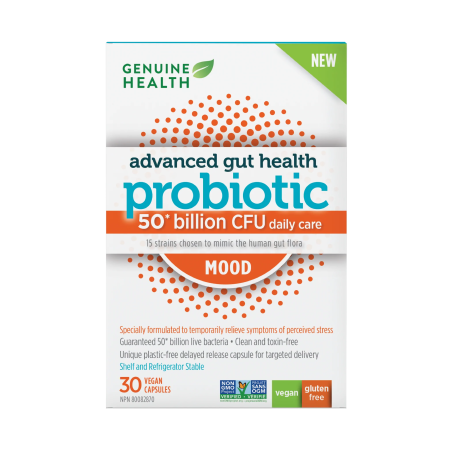 Genuine Health Advanced Gut Health Probiotic 50 Billion Mood 30 Capsules | 每天不同折扣, 全网最低价格 | 种类齐全的保健品店铺 VITASHOP, 只有你想不到, 没有你买不到