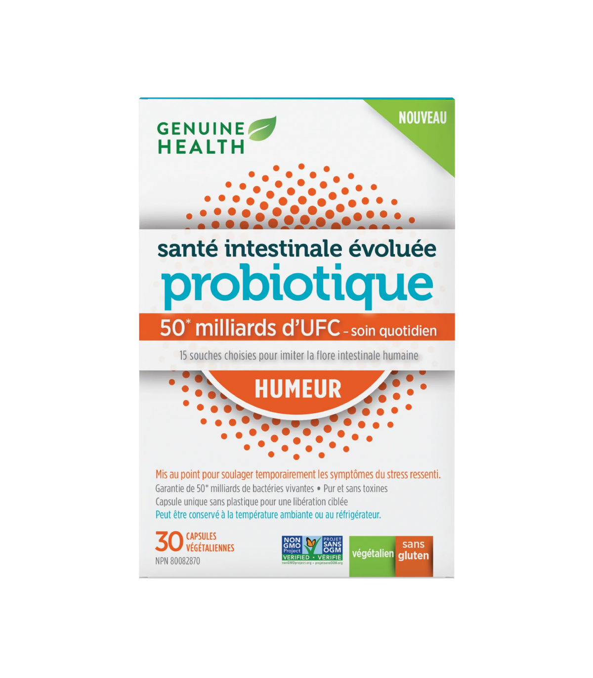 Genuine Health Advanced Gut Health Probiotic 50 Billion Mood 30 Capsules | 每天不同折扣, 全网最低价格 | 种类齐全的保健品店铺 VITASHOP, 只有你想不到, 没有你买不到