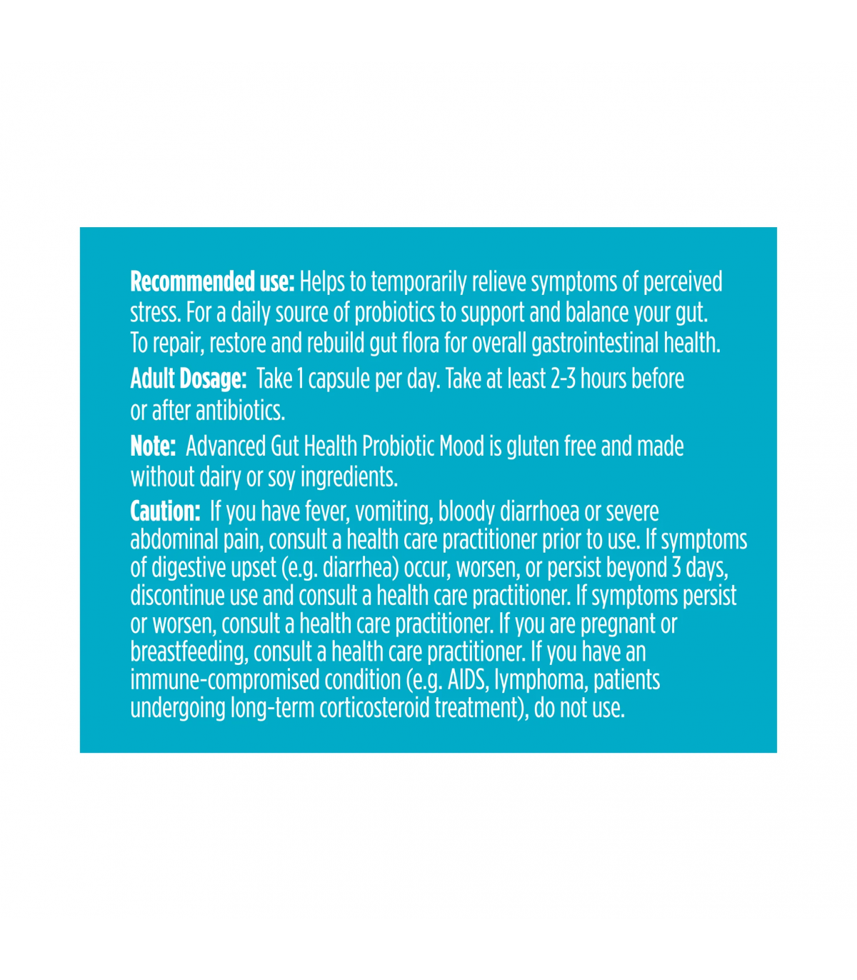 Genuine Health Advanced Gut Health Probiotic 50 Billion Mood 30 Capsules | 每天不同折扣, 全网最低价格 | 种类齐全的保健品店铺 VITASHOP, 只有你想不到, 没有你买不到