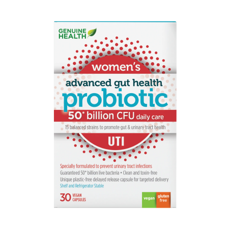 Advanced Gut Health Probiotic Uti 30 Capsules | Safest & Easiest Shopping Vitamins Online | VITASHOP