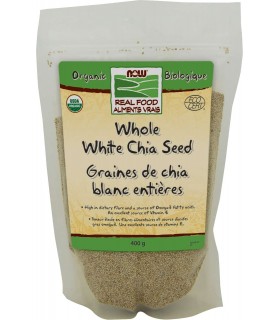 NOW Foods Organic Whole White Chia Seed, 400 g | Unbeatable Prices, Daily Deals | VITASHOP
