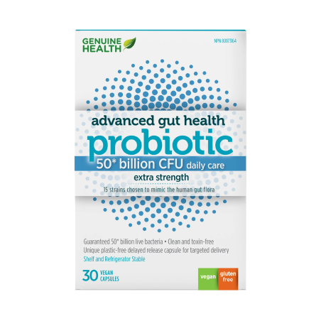Advanced Gut Health Probiotic 50 Billion 30 Capsules | Safest & Easiest Shopping Vitamins Online | VITASHOP