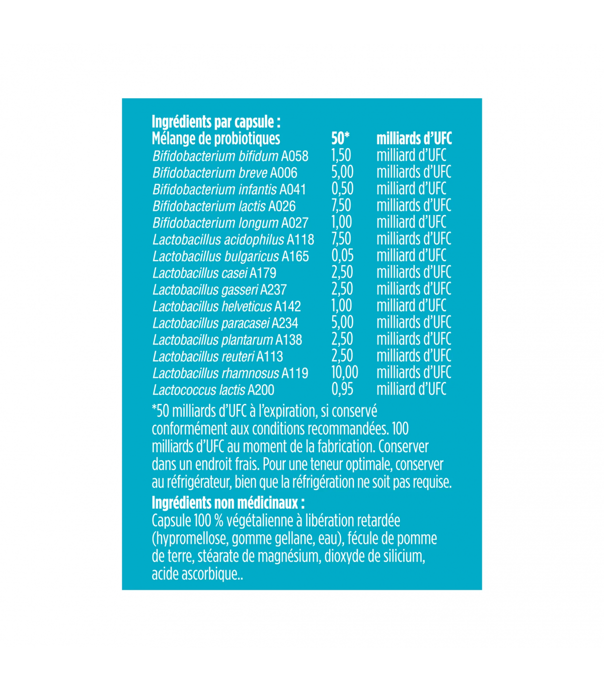 Advanced Gut Health Probiotic 50 Billion 30 Capsules | Safest & Easiest Shopping Vitamins Online | VITASHOP