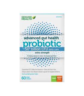 Genuine Health Advanced Gut Health Probiotic 50 Billion 60 Capsules | Unbeatable Prices, Daily Deals | VITASHOP