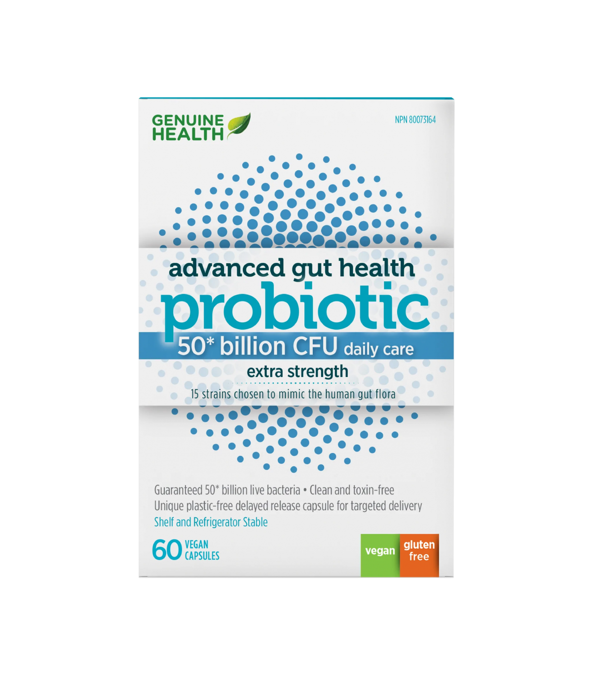 Genuine Health Advanced Gut Health Probiotic 50 Billion 60 Capsules | Unbeatable Prices, Daily Deals | VITASHOP