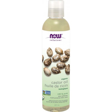 NOW Foods Organic Castor Oil, 237 mL[DISOCNTINUED] | Unbeatable Prices, Daily Deals | VITASHOP