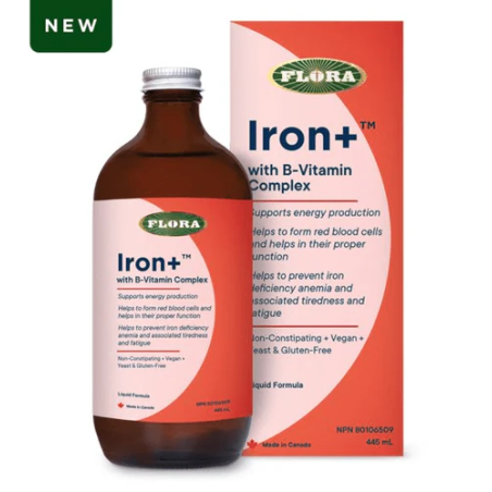 Flora Iron+ Liquid 445 mL | Unbeatable Prices, Daily Deals | VITASHOP