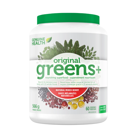 Genuine Health Greens+ Mixed Berry 566 g | Unbeatable Prices, Daily Deals | VITASHOP