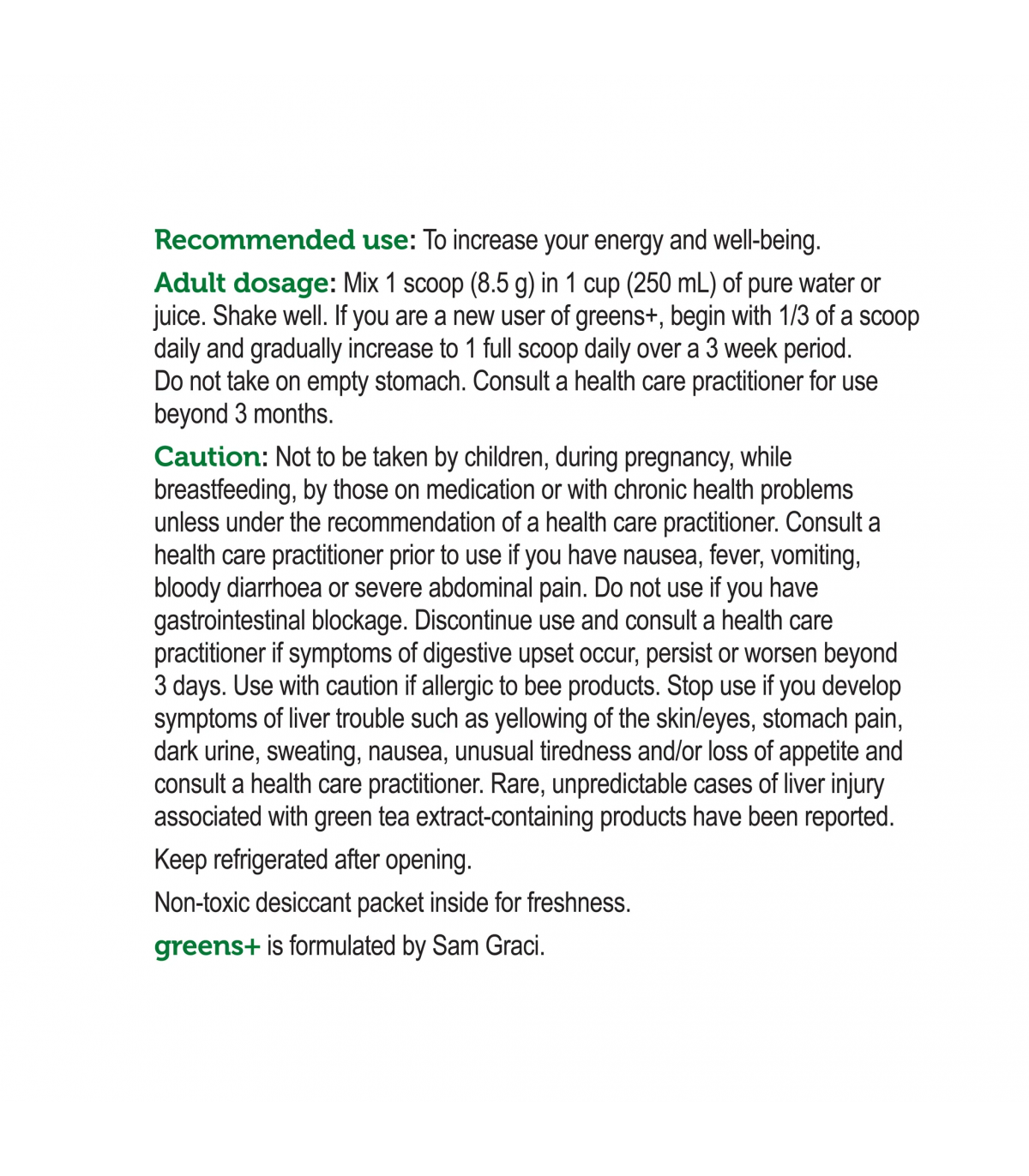 Genuine Health Greens+ 510 g | Unbeatable Prices, Daily Deals | VITASHOP