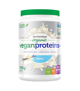 Genuine Health Fermented Organic Vegan Proteins+ Vanilla 900 g | Unbeatable Prices, Daily Deals | VITASHOP