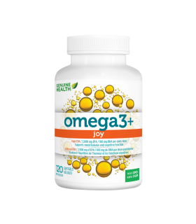Genuine Health 제뉴인 헬스 오메가3+ 조이 120 소프트젤 | 매일 업데이트되는 특가 상품 | VITASHOP
