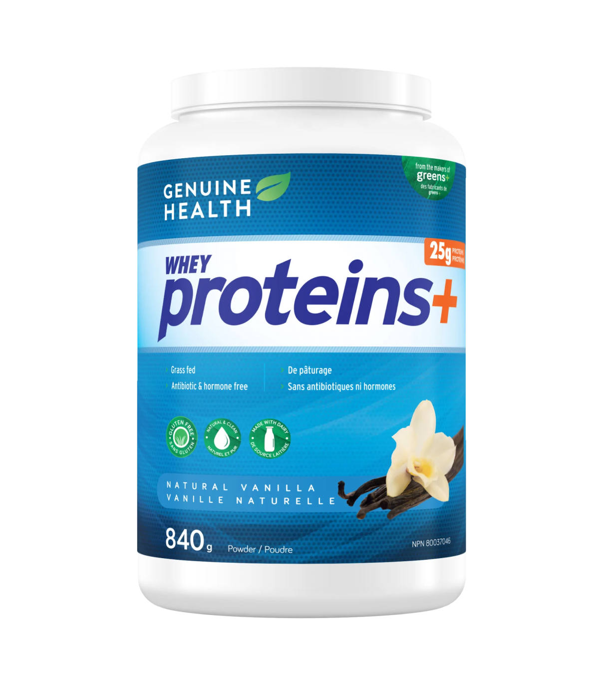 Genuine Health 제뉴인 헬스 프로틴스+ 바닐라 840g | 매일 업데이트되는 특가 상품 | VITASHOP