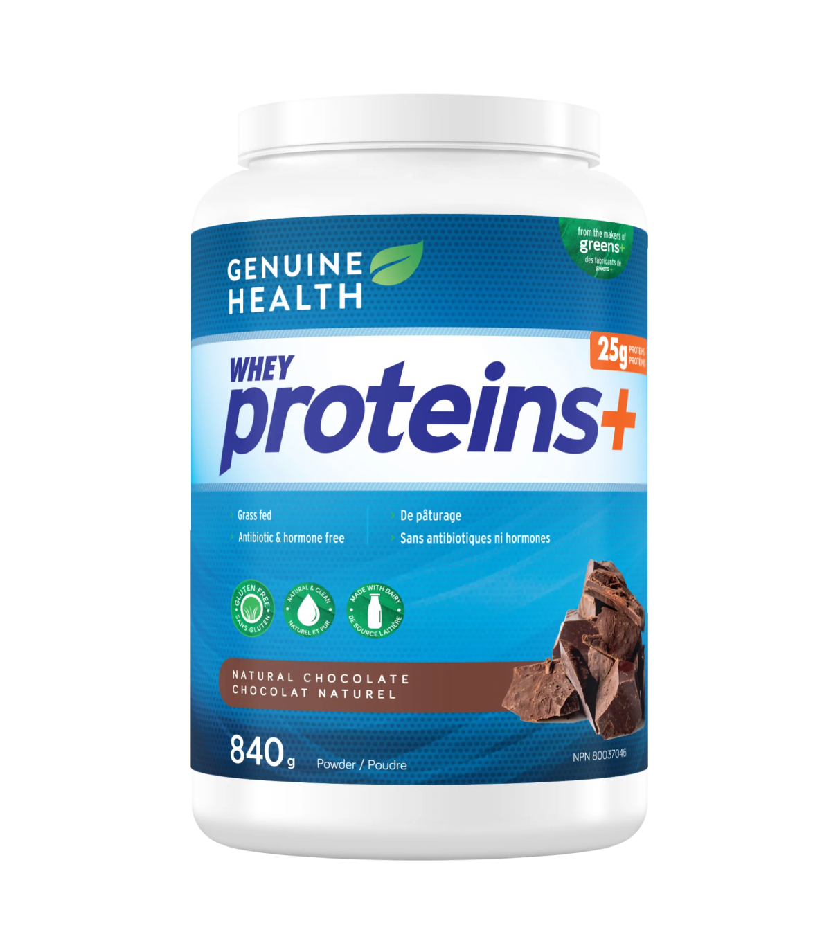 Genuine Health 제뉴인 헬스 단백질 + 초콜릿 840g | 매일 업데이트되는 특가 상품 | VITASHOP