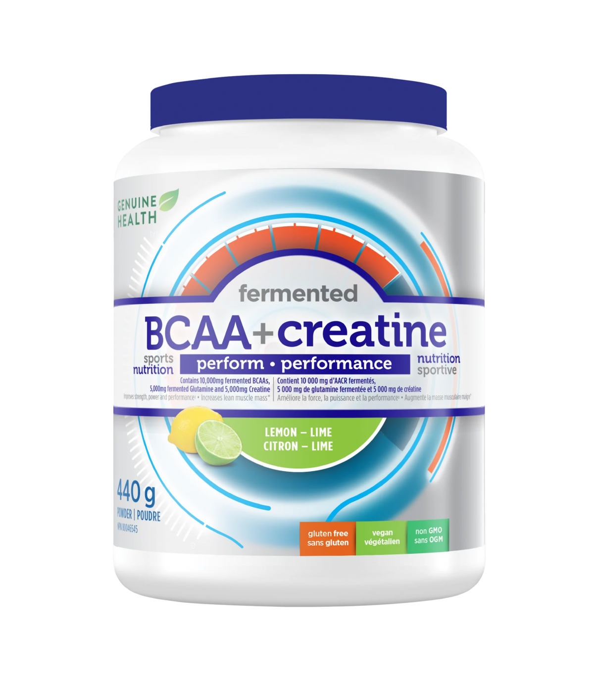 Genuine Health 제뉴인 헬스 발효 Bcaa+ 크레아틴 레몬-라임 440g | 매일 업데이트되는 특가 상품 | VITASHOP
