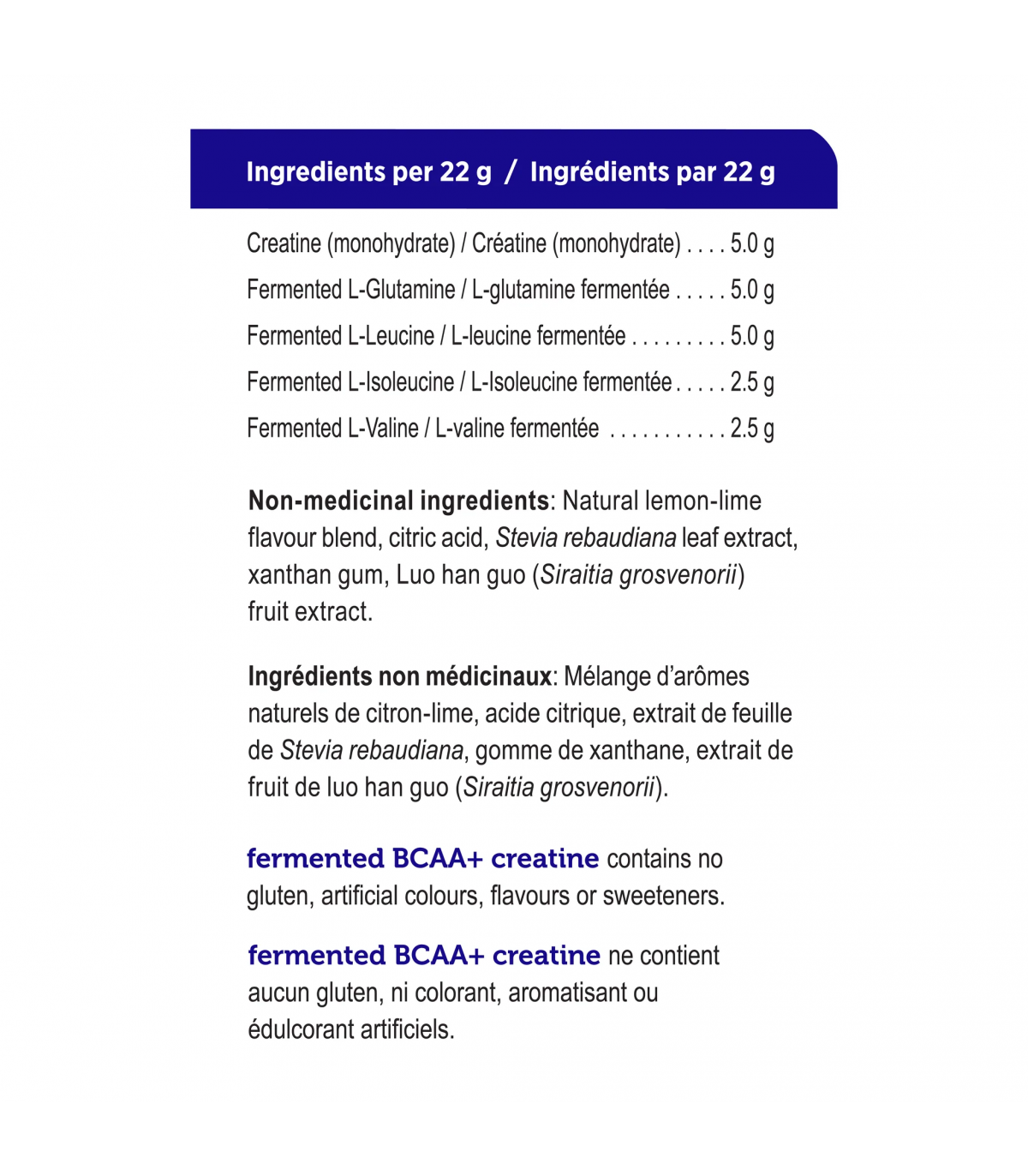 Genuine Health 제뉴인 헬스 발효 Bcaa+ 크레아틴 레몬-라임 440g | 매일 업데이트되는 특가 상품 | VITASHOP