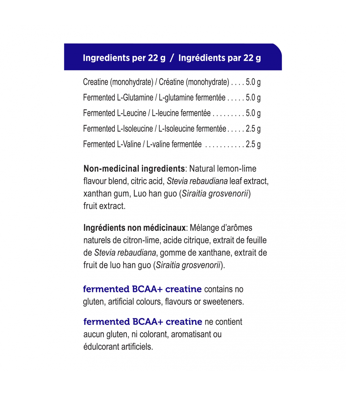 Genuine Health 제뉴인 헬스 발효 Bcaa+ 크레아틴 레몬-라임 440g | 매일 업데이트되는 특가 상품 | VITASHOP