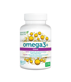 Genuine Health Omega3+ Think 60 Softgels | Unbeatable Prices, Daily Deals | VITASHOP