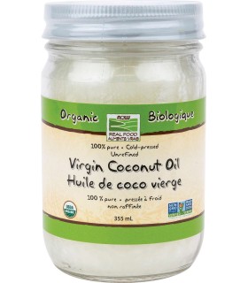 Huile de coco vierge biologique, 355 mL | Safest & Easiest Shopping Vitamins Online | VITASHOP