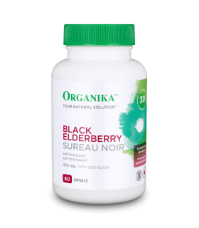 Organika Black Elderberry 60 Capsules | Unbeatable Prices, Daily Deals | VITASHOP