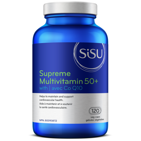 SISU Supreme Multivitamin 50+, 120 Vegetable Caps | Unbeatable Prices, Daily Deals | VITASHOP