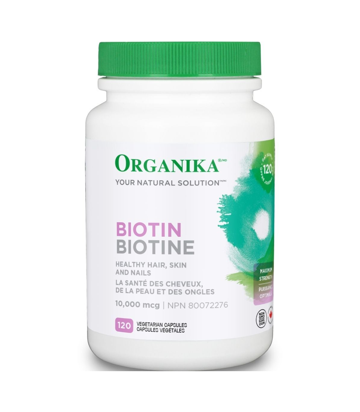 Organika Biotin 10,000 mcg 120 Vegi Capsules | Unbeatable Prices, Daily Deals | VITASHOP
