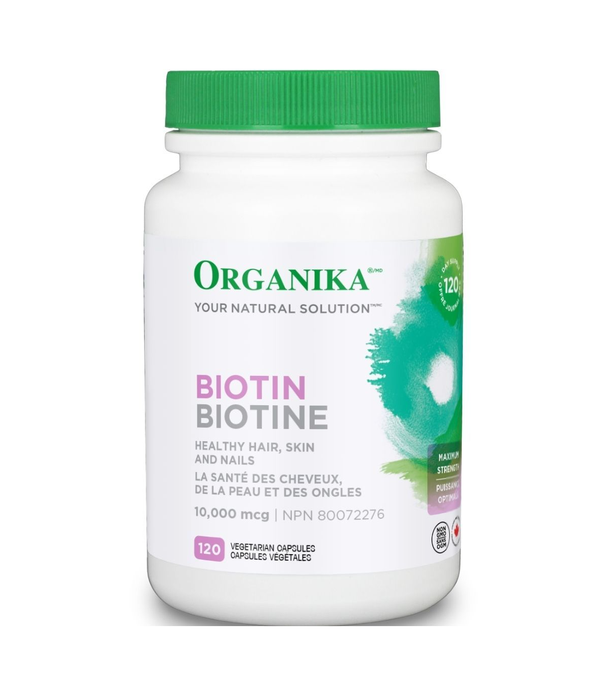 Organika Biotin 10,000 mcg 120 Vegi Capsules | Unbeatable Prices, Daily Deals | VITASHOP