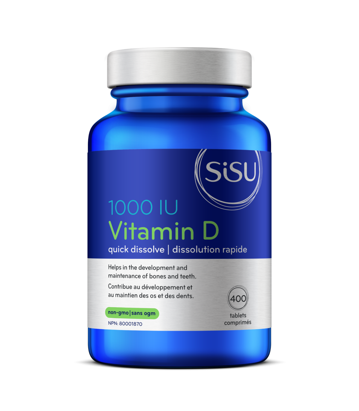 SISU Vitamin D 1000 IU, 400 Tablets | 每天不同折扣, 全网最低价格 | 种类齐全的保健品店铺 VITASHOP, 只有你想不到, 没有你买不到 !