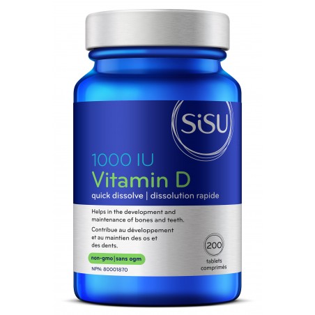 SISU Vitamin D 1000 IU, 200 Tablets | Unbeatable Prices, Daily Deals | VITASHOP